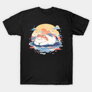 Fluffy Cute Summer Sun Kitty T-Shirt